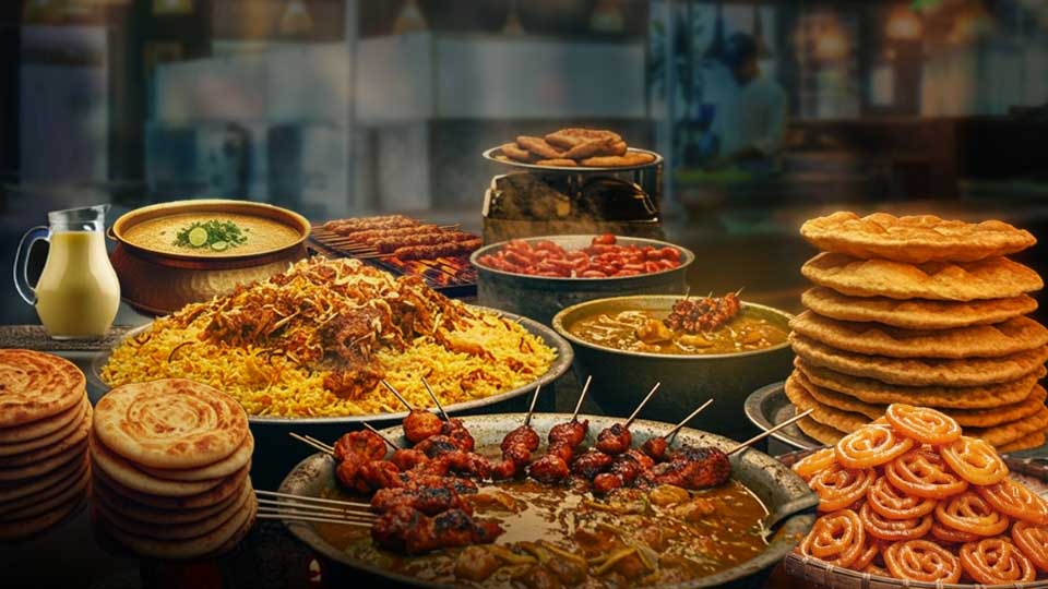 Afghan catering food platter