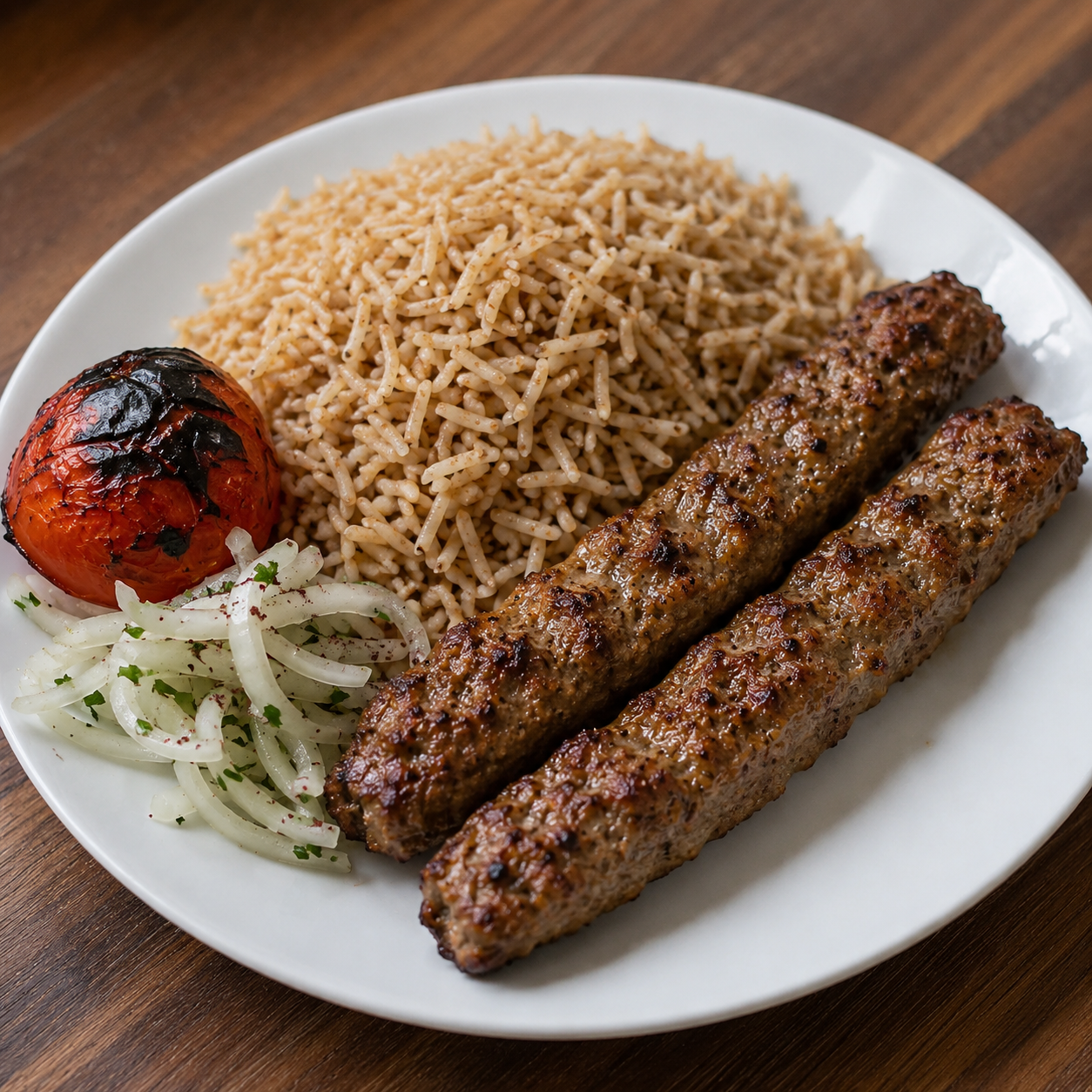 Afghan kebab platter